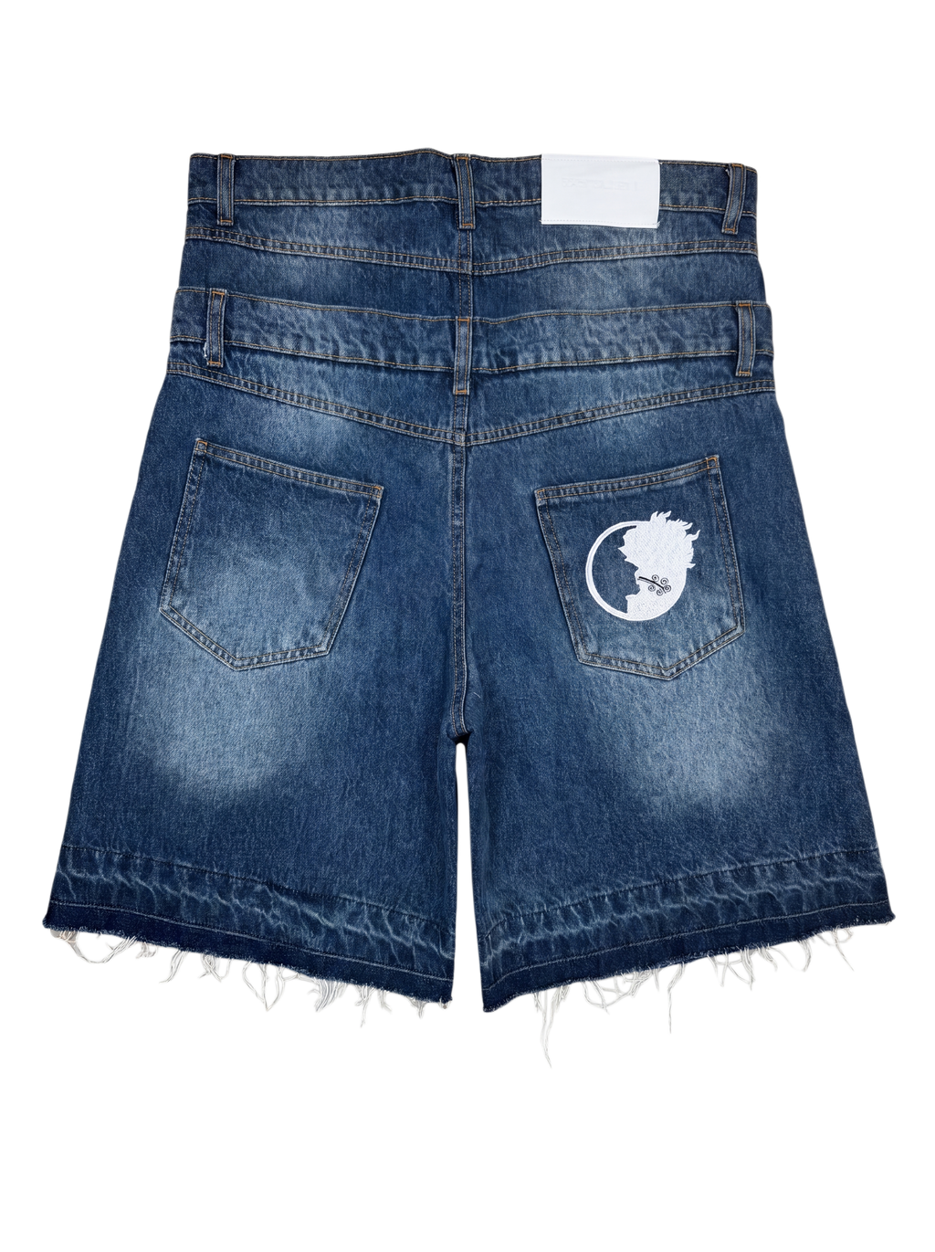 Double Waist Denim Jorts
