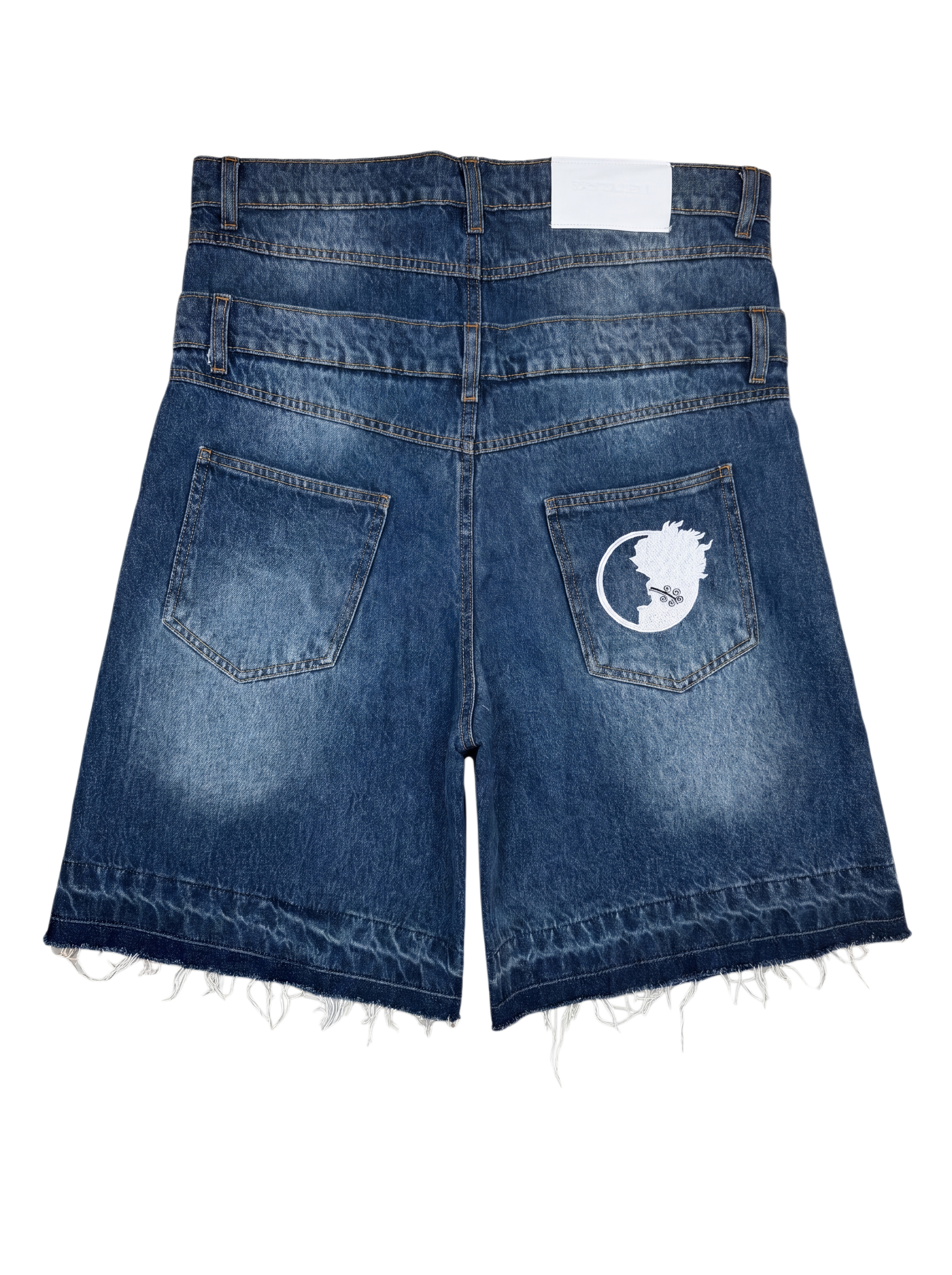 Double Waist Denim Jorts