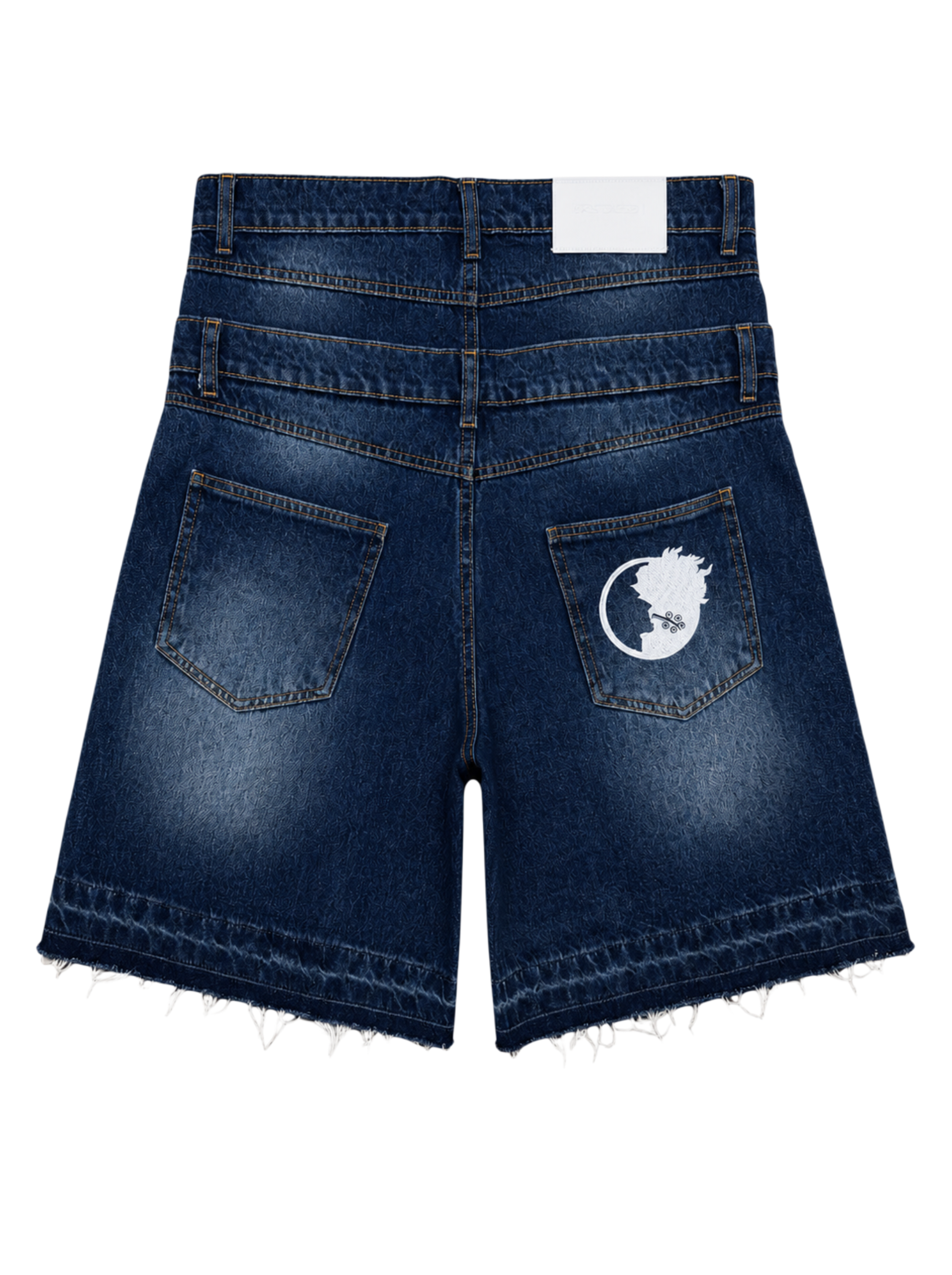 Double Waist Denim Jorts