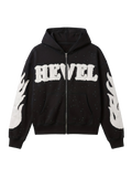 [Pre-Order] Shining Black Zip Hoodie
