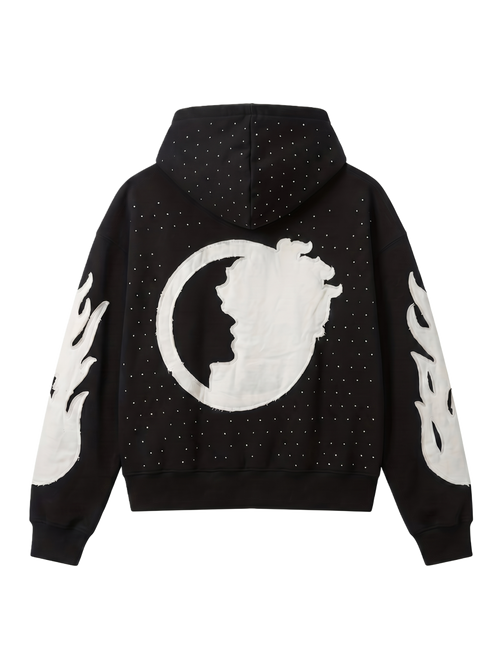 [Pre-Order] Shining Black Zip Hoodie